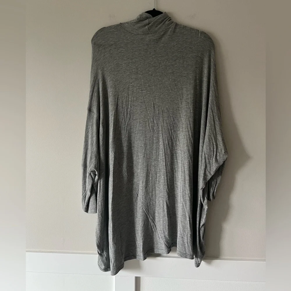 Free People We The Free Gray Dolman Sleeve Oversized Tunic Top M